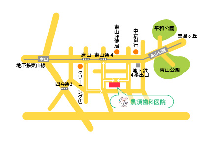 駅からの地図